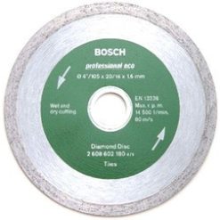105 x 1.6 x 20/16mm Đĩa cắt gạch, ngói Eco-line Bosch 2608602180