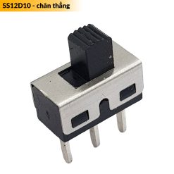 Công tắc gạt 3 chân 2 vị trí SS12D10 chân thẳng