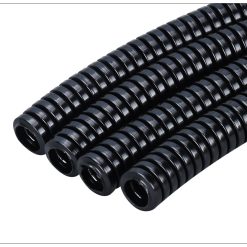 Ống luồn dây điện/Ống ghen điện/Ống ruột gà nhựa PA chống cháy màu đen GNH-PA/54.5